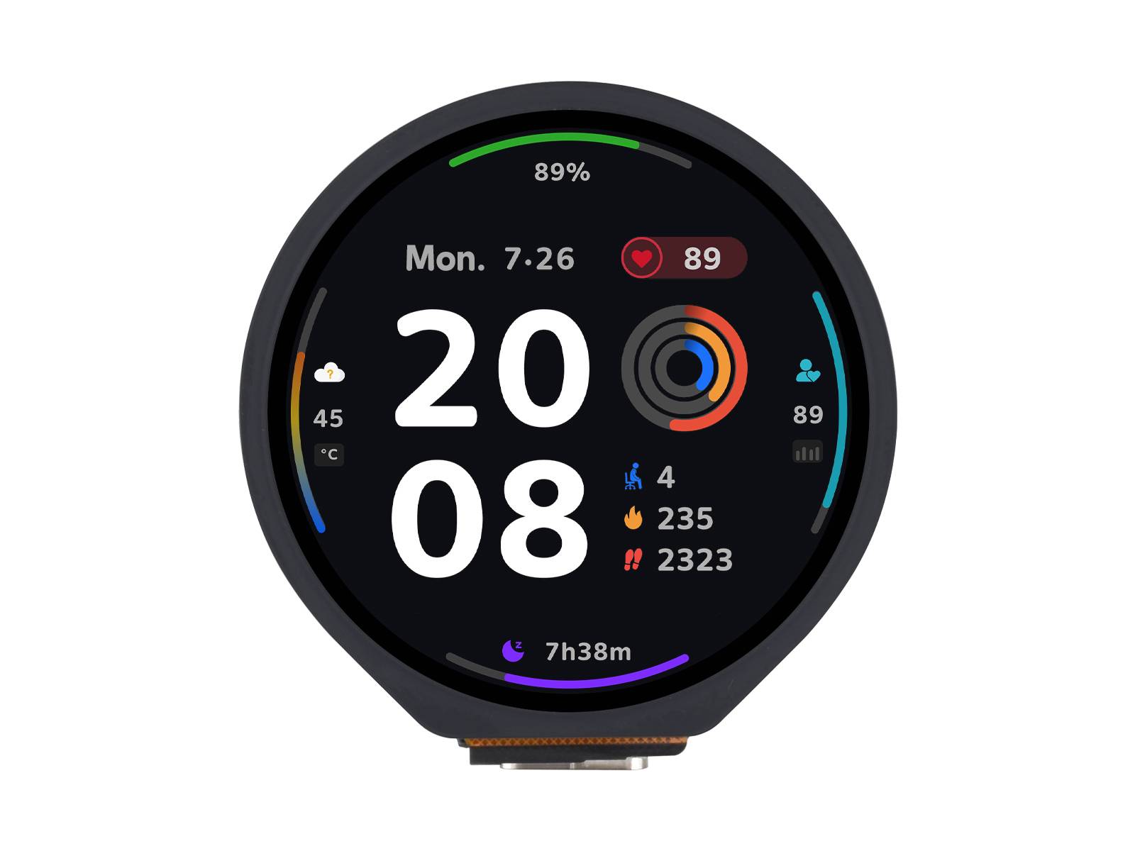 WaveShare ESP32-S3 Development Board 1.28inch Round Touch LCD