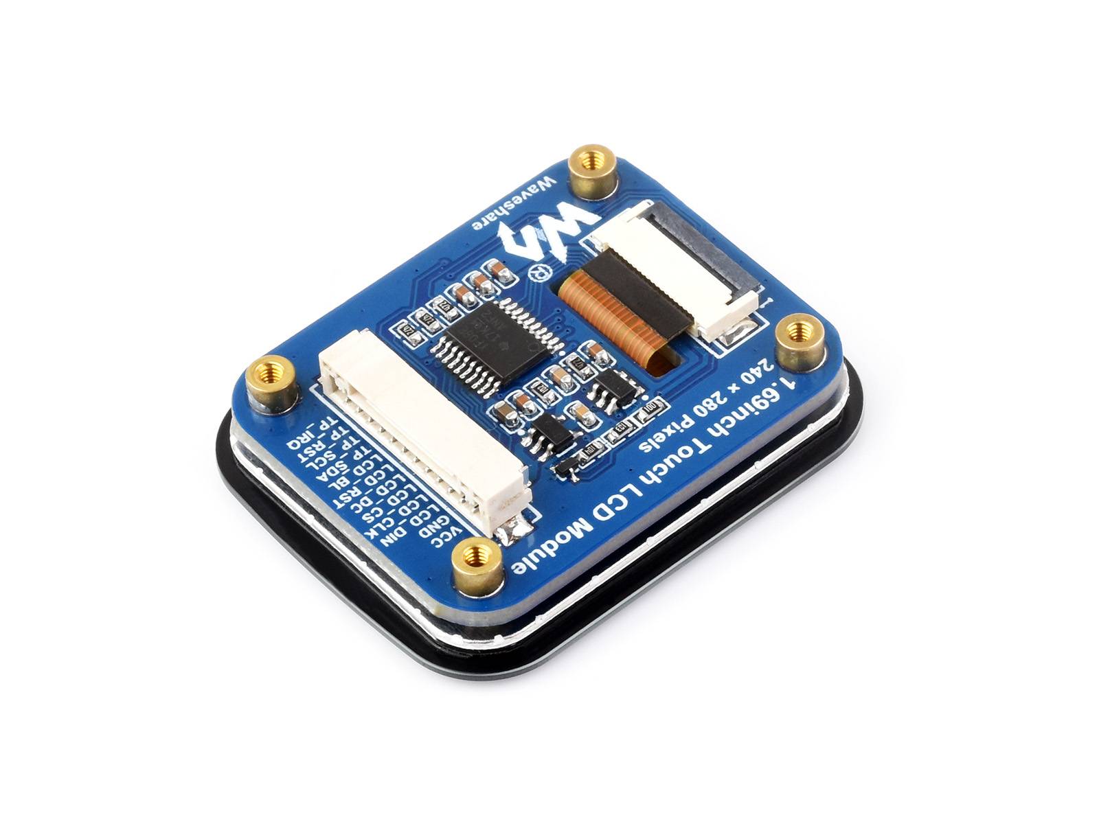 WaveShare 1.69inch Round LCD Display Module 240x280 with Touch panel IPS SPI I2C