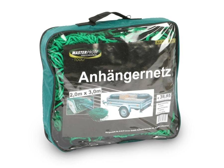 MASTERPROOF Anhängernetz, 200x300 cm