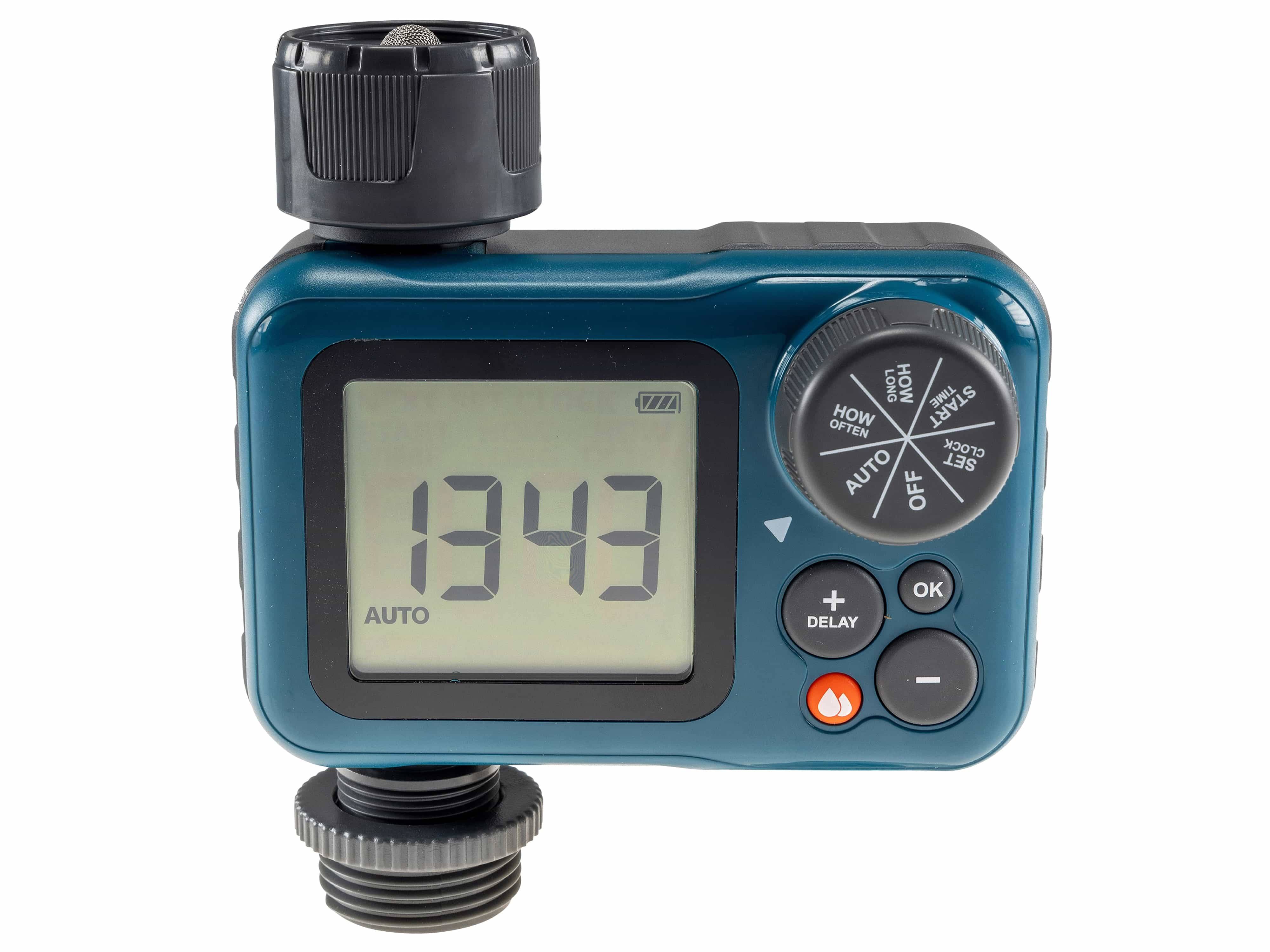 CHILITEC Digitaler Bewässerungscomputer CT-WB7, mit Adapter 1" u. 3/4"