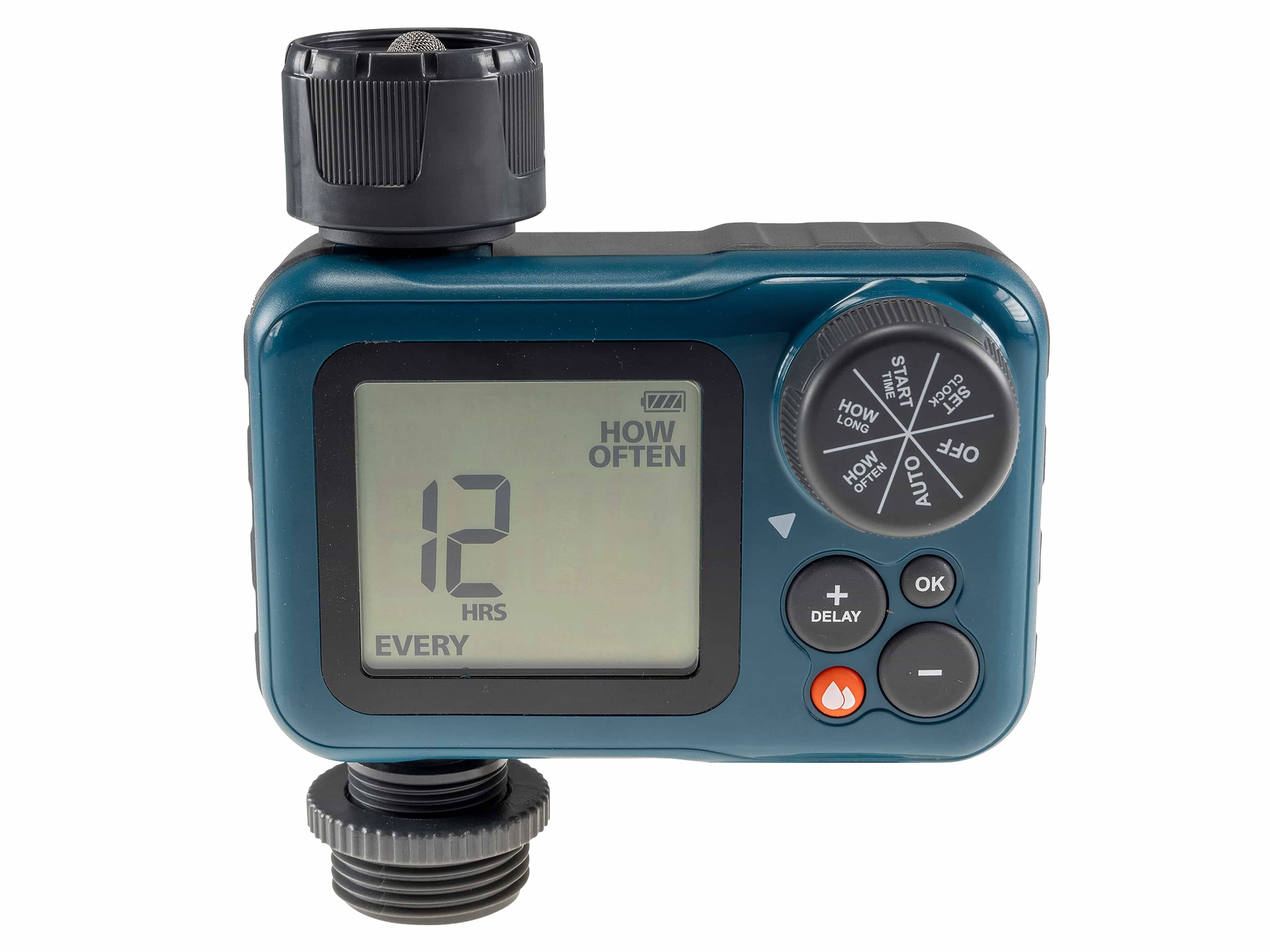 CHILITEC Digitaler Bewässerungscomputer CT-WB7, mit Adapter 1" u. 3/4"