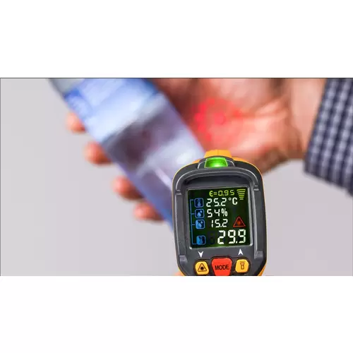 PANCONTROL Infrarot-Thermometer PAN IR-T800+, 12:1, mit Laser-Messkreisanzeige PANCONTROL Infrarot-Thermometer PAN IR-T800+, 12:1, mit Laser-Messkreisanzeige