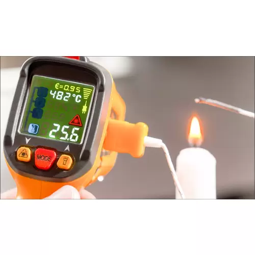 PANCONTROL Infrarot-Thermometer PAN IR-T800+, 12:1, mit Laser-Messkreisanzeige PANCONTROL Infrarot-Thermometer PAN IR-T800+, 12:1, mit Laser-Messkreisanzeige