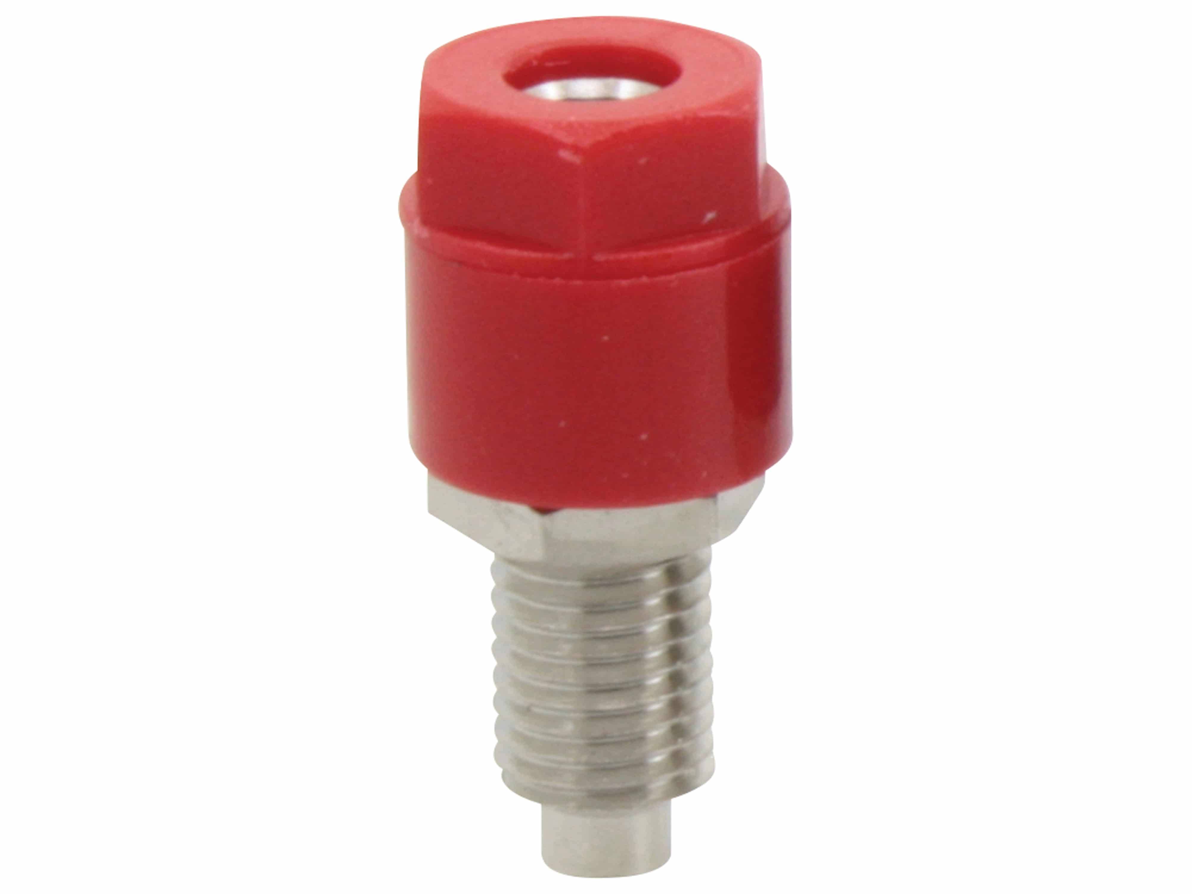 DONAU ELEKTRONIK Telefonbuchse, 4 mm, rot, 3230