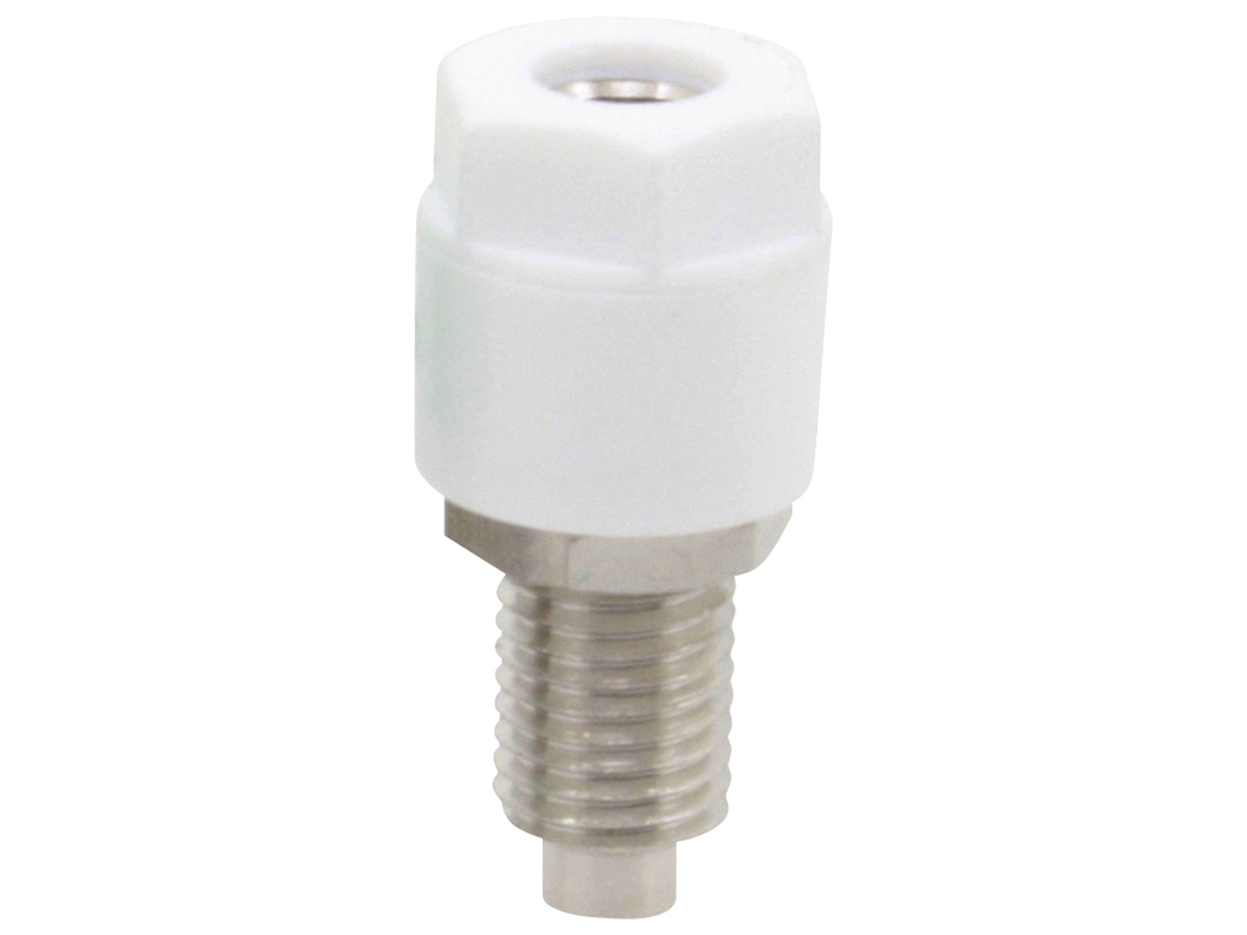 DONAU ELEKTRONIK Telefonbuchse, 4mm, weiß, 3235