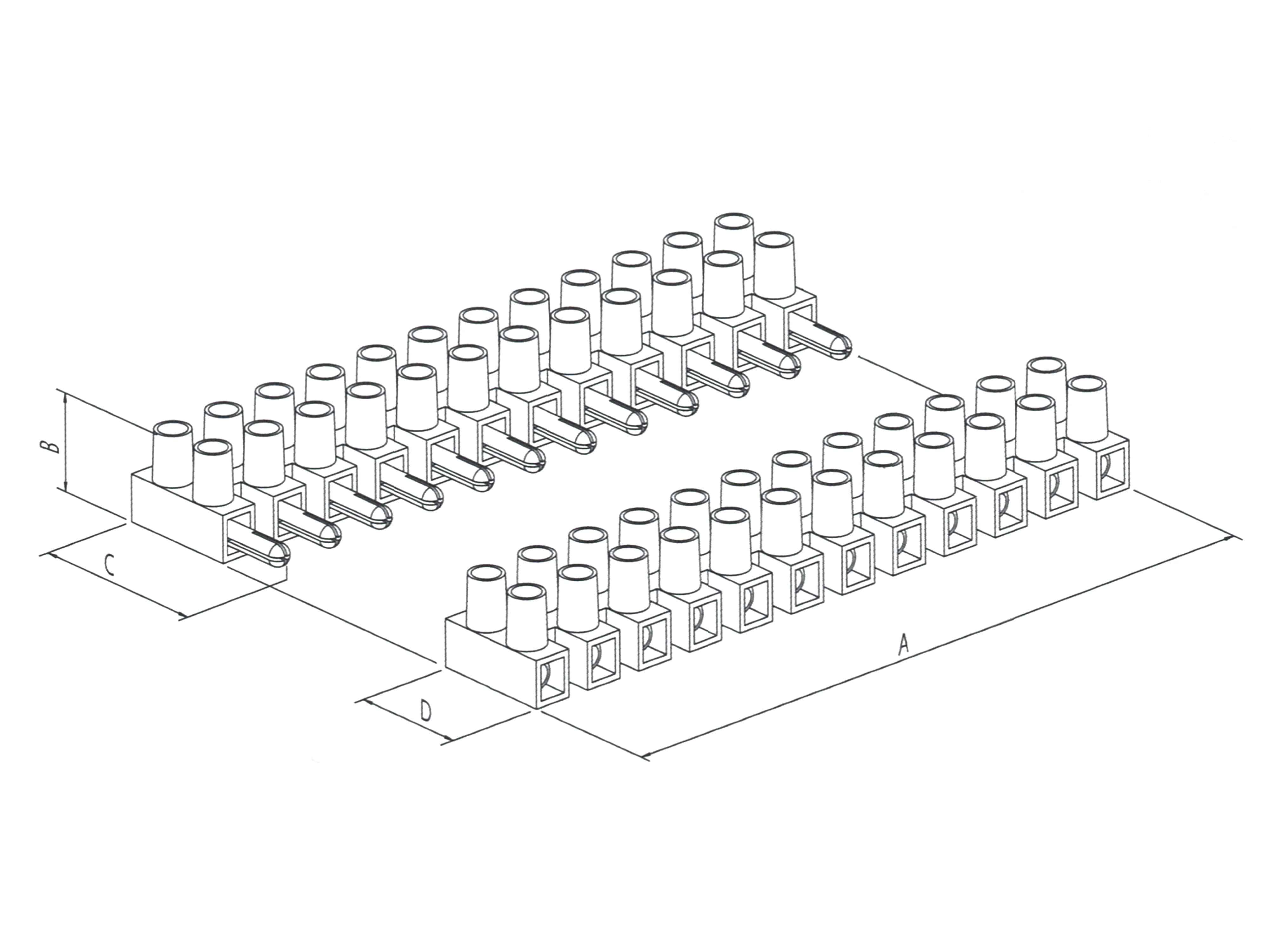 DONAU ELEKTRONIK Lüsterklemme, 2,5 mm², steckbar, H128