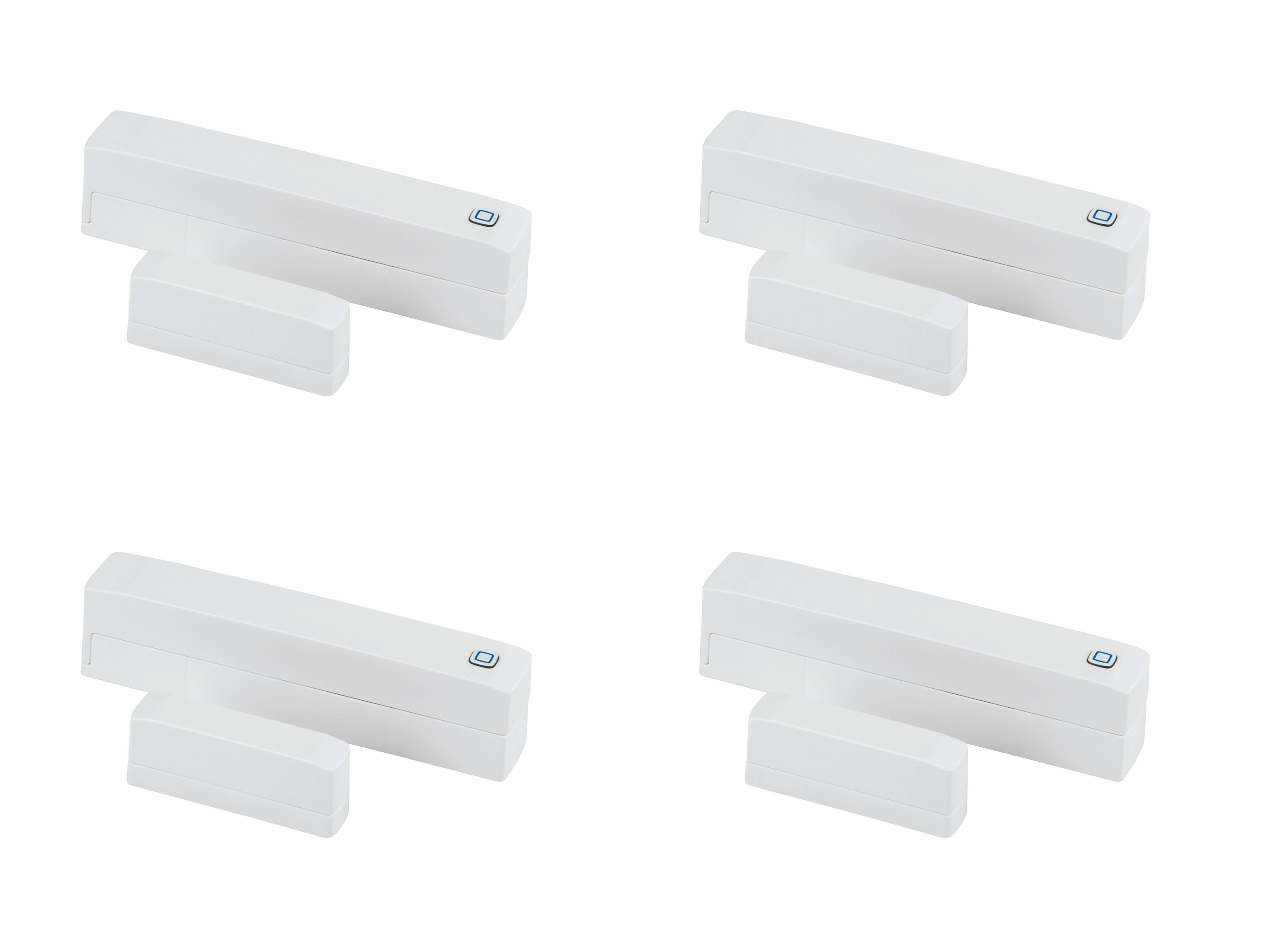 HOMEMATIC IP Smart Home 151363, Fenster- und Türkontakt, magnetisch, 4 Stück