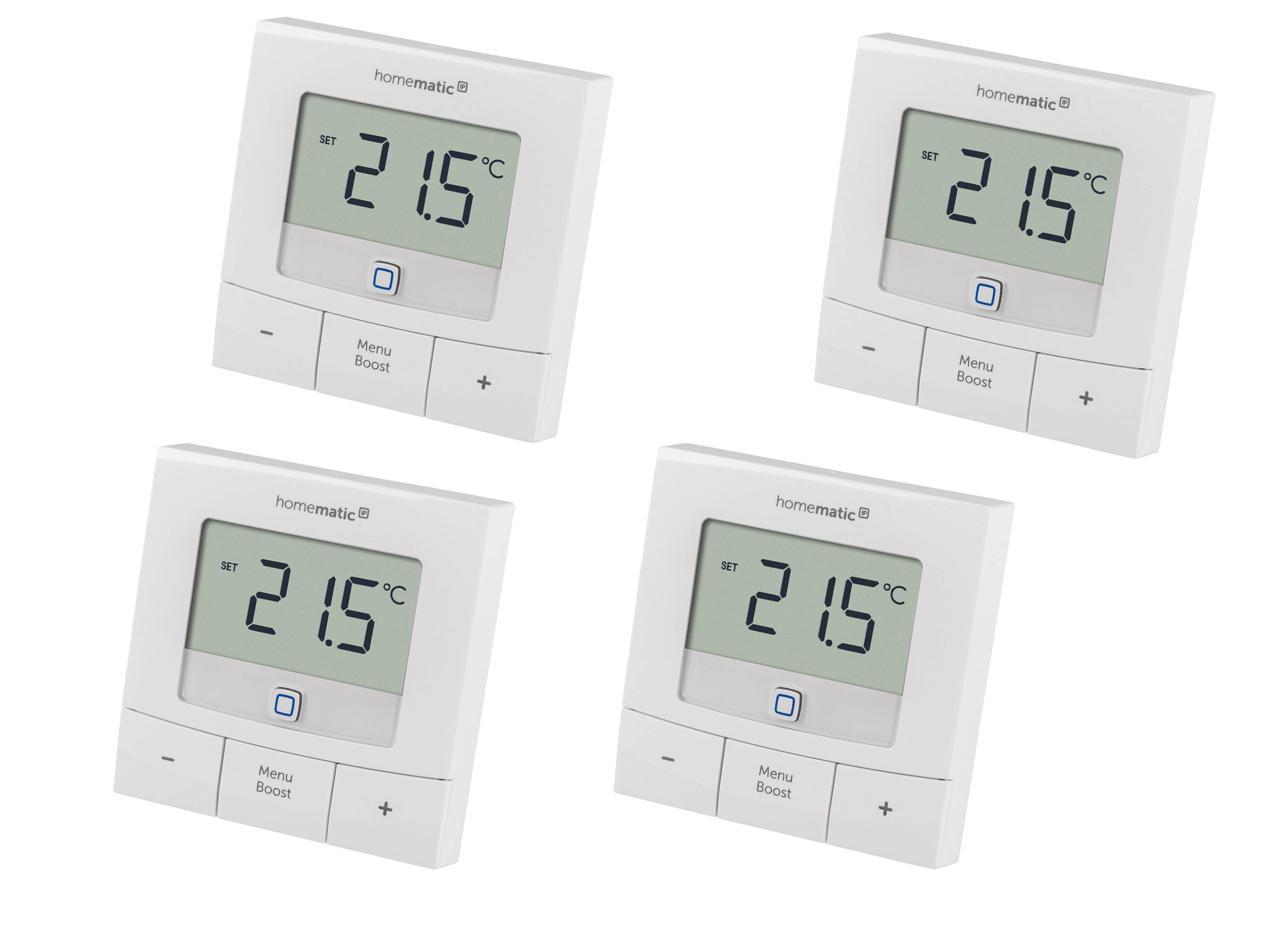 HOMEMATIC IP Smart Home 154666A0, Wandthermostat basic, 4 Stück