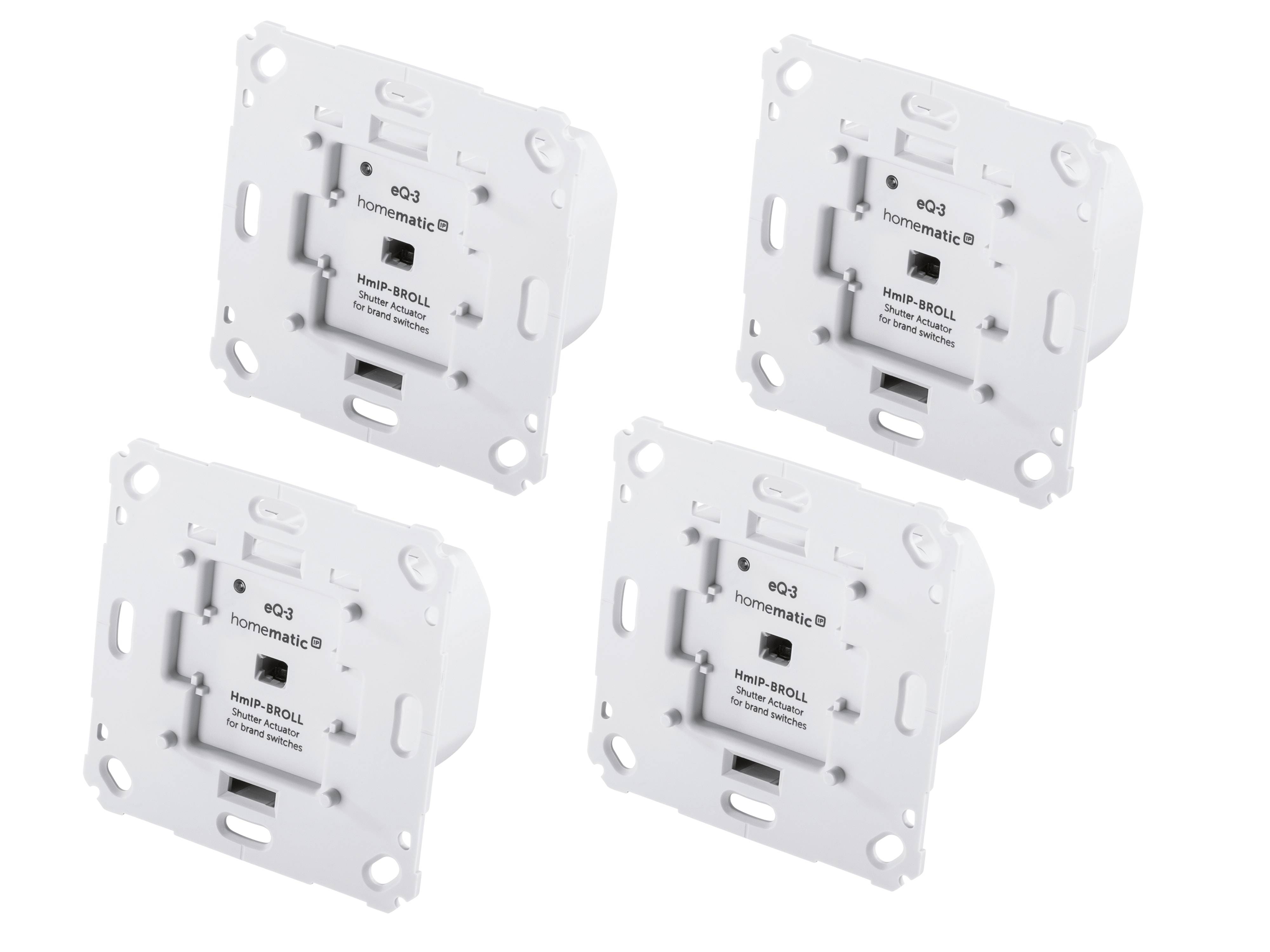 HOMEMATIC IP Smart Home 151322A0, Rollladenaktor, 4 Stück