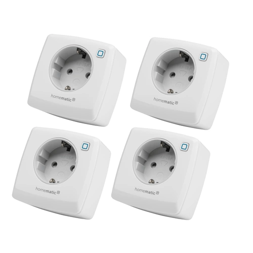 HOMEMATIC IP 157338A0, Schaltsteckdose, 4 Stück HOMEMATIC IP 157338A0, Schaltsteckdose, 4 Stück