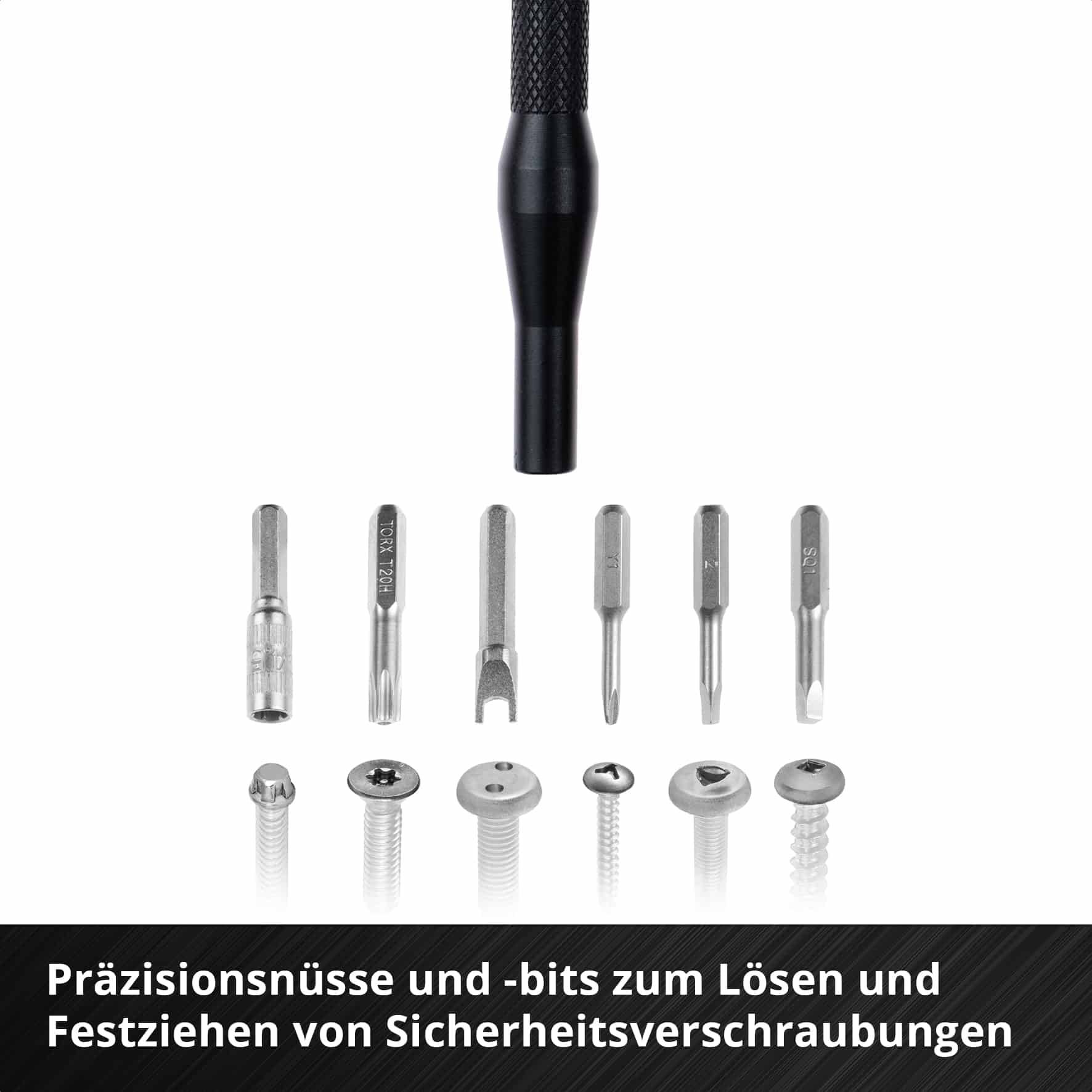 EINHELL Präzisionsbit-Set, 115040, 114-teilig