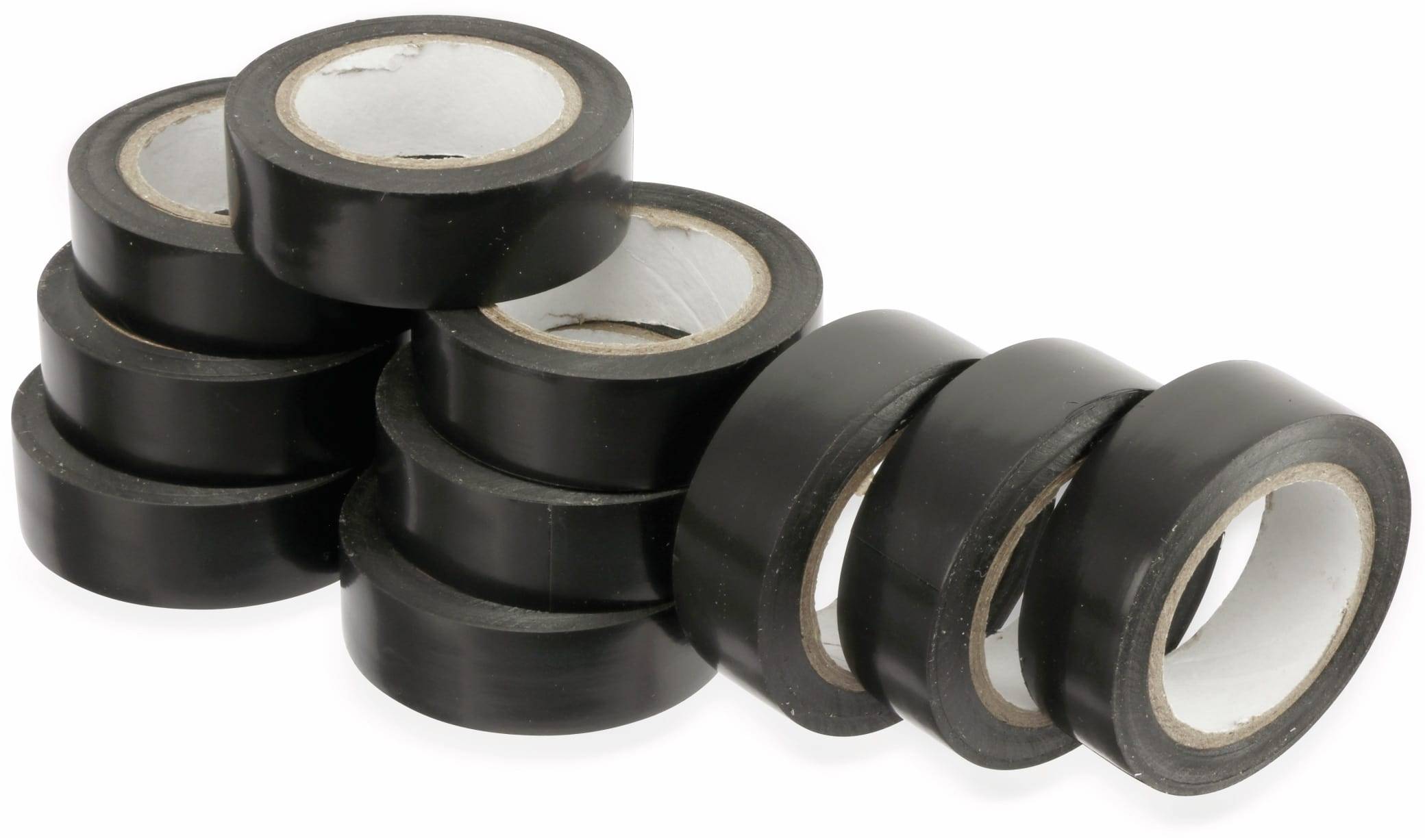 KINZO Isolierband, 18x10000 mm, PVC, 10 Stück