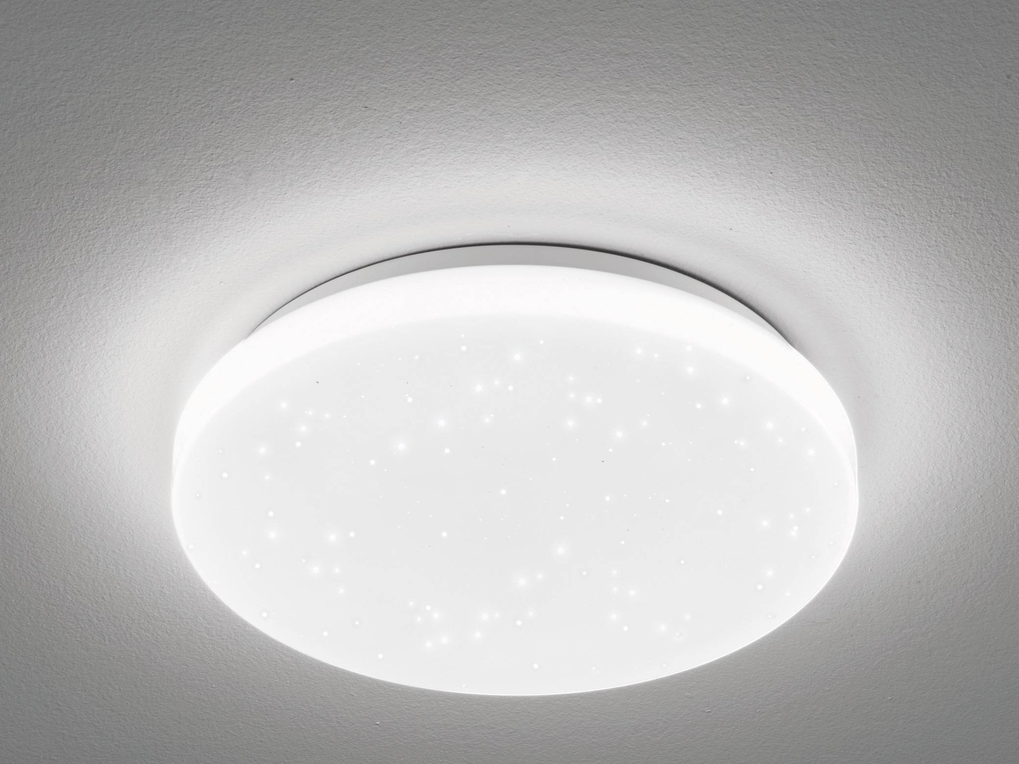 EGLO LED-Deckenleuchte POGLIOLA-S, 12W, 1300 lm, 4000K, 240 mm, Kristalleffekt