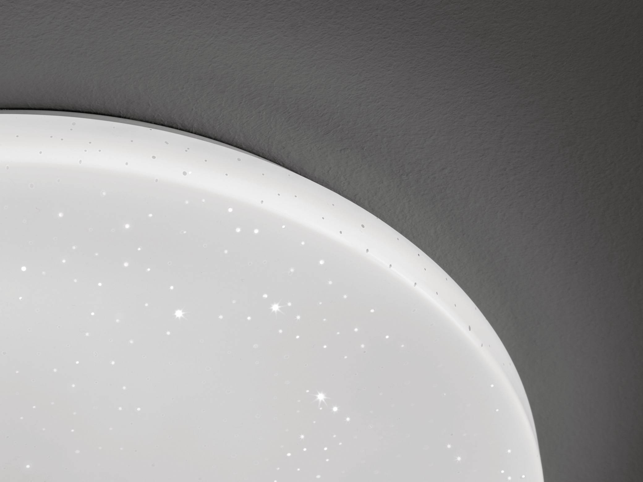 EGLO LED-Deckenleuchte POGLIOLA-S, 12W, 1300 lm, 4000K, 240 mm, Kristalleffekt