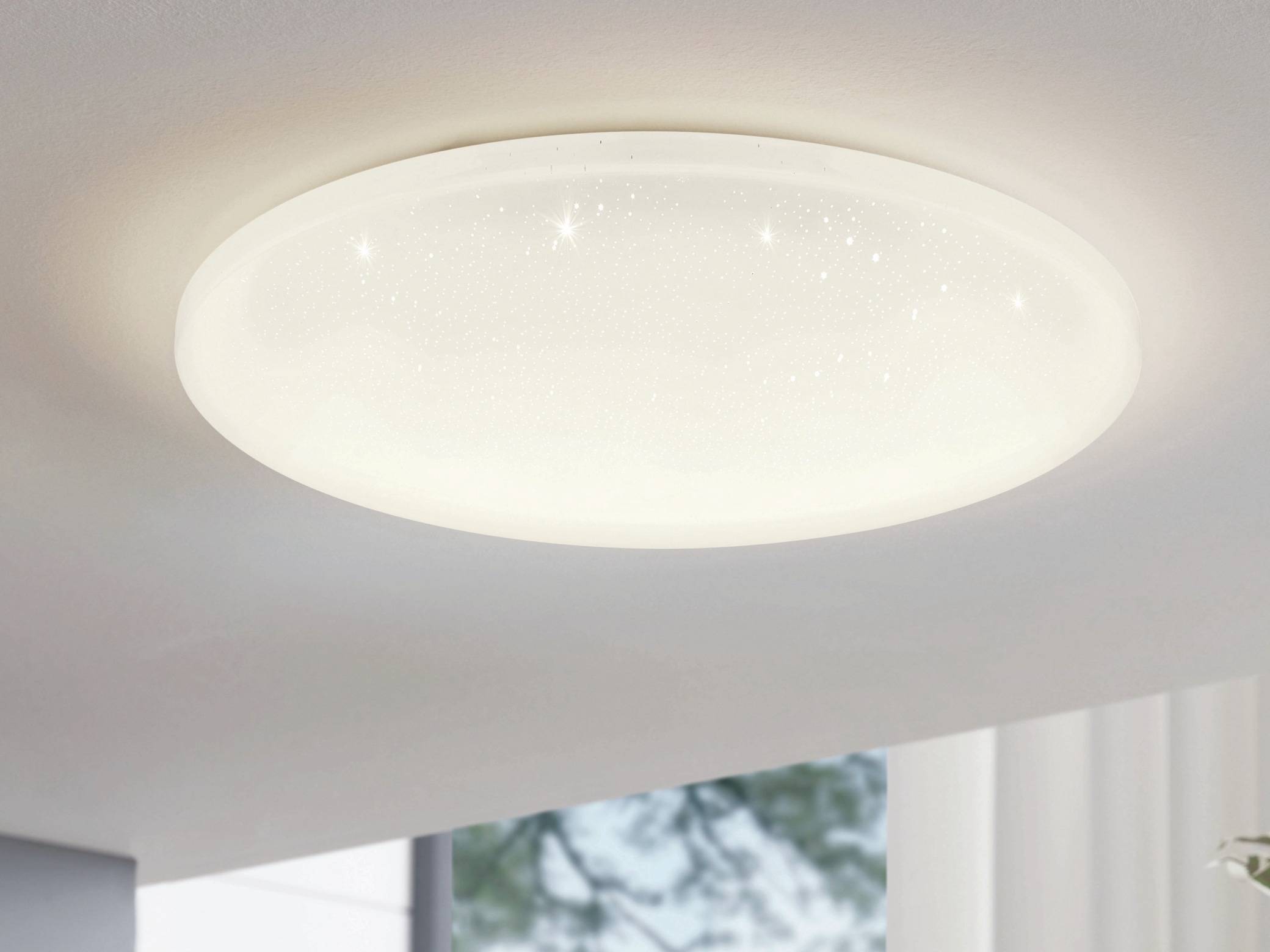 EGLO LED-Deckenleuchte POGLIOLA-S, 18W, 2050 lm, 4000K, 310 mm, Kristalleffekt