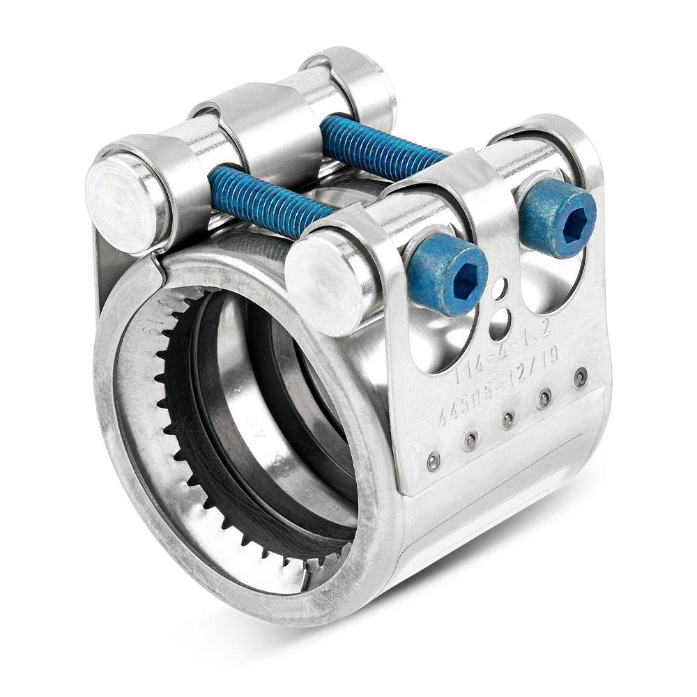 Rohrkupplung GRIP - Edelstahl W2 - NBR - Bandbreite 99 mm - Nominalgröße 88,9 mm - Preis per Stück