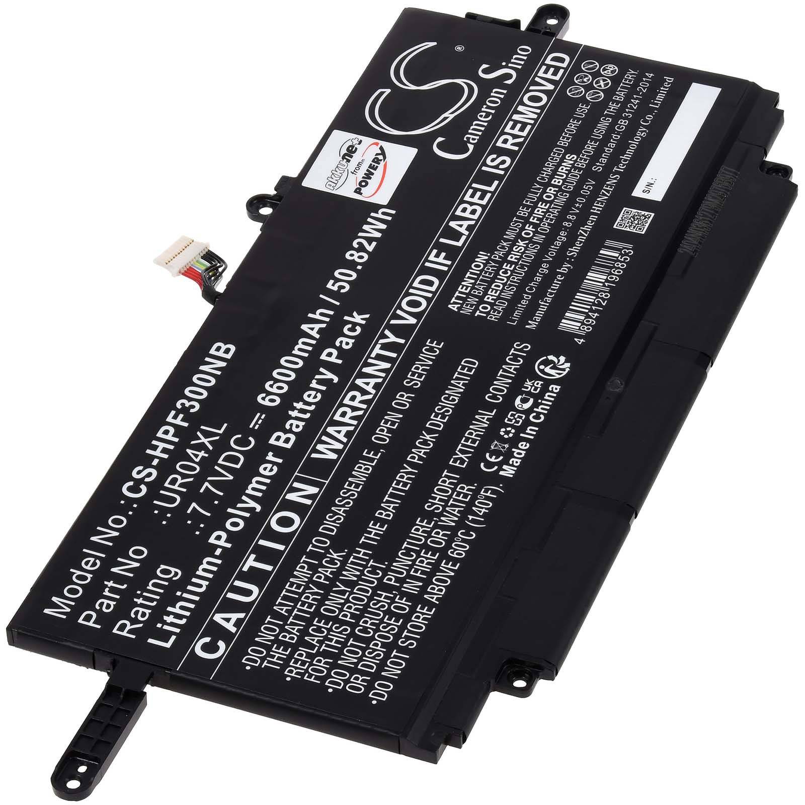 Powery Akku kompatibel mit HP Typ M90785-2C1, 7,7V, Li-Polymer