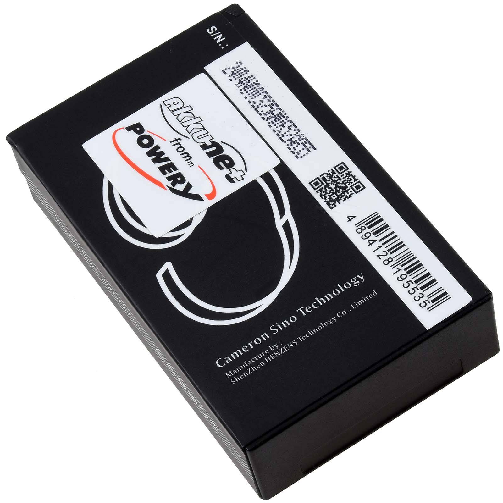 Powery Akku passend für Handfunkgerät Inrico T320 T-298S Typ B-87C, 3,8V, Li-Polymer