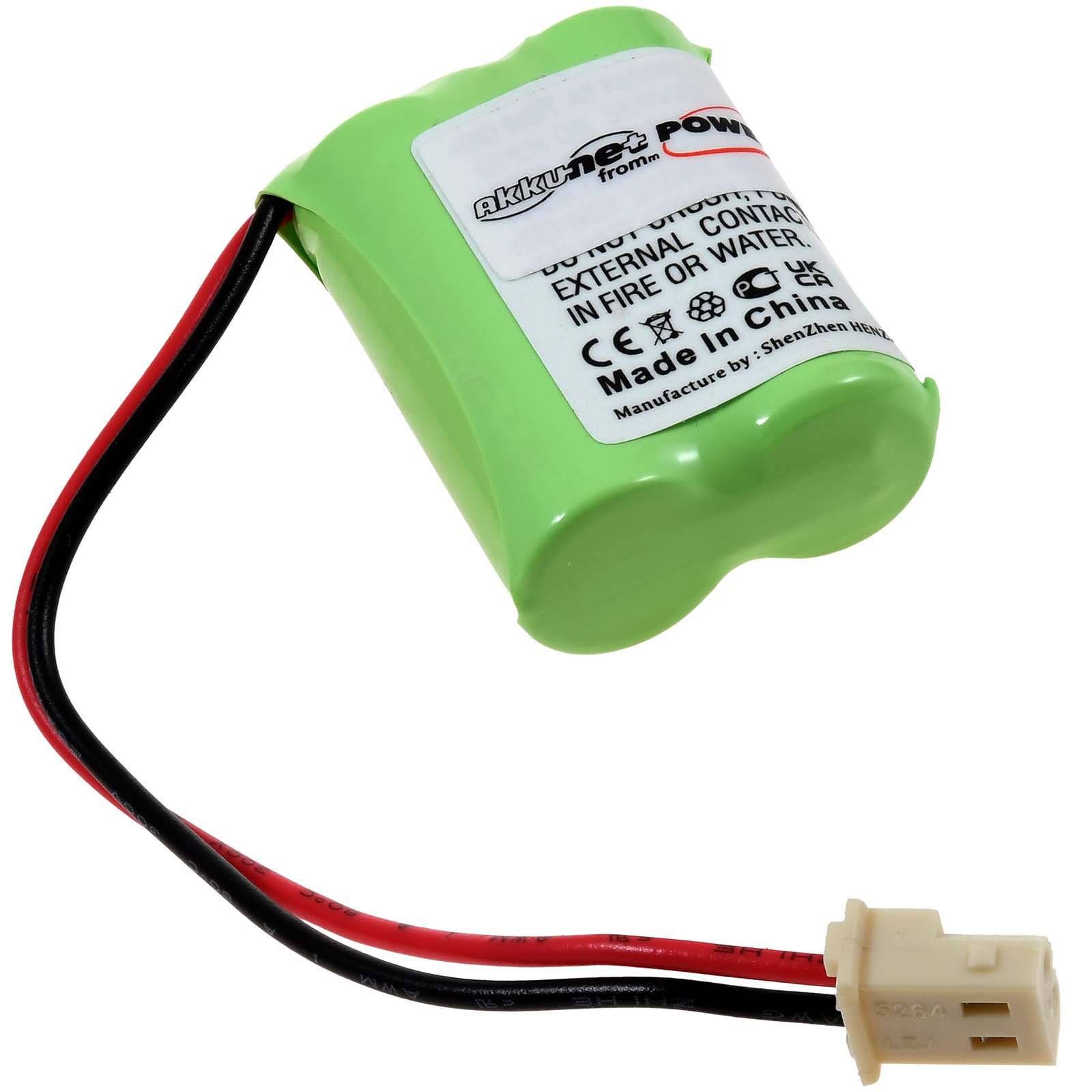 Powery Akku für Vtech LS6005 LS6191 Schnurlostelefon, 2,4V, NiMH