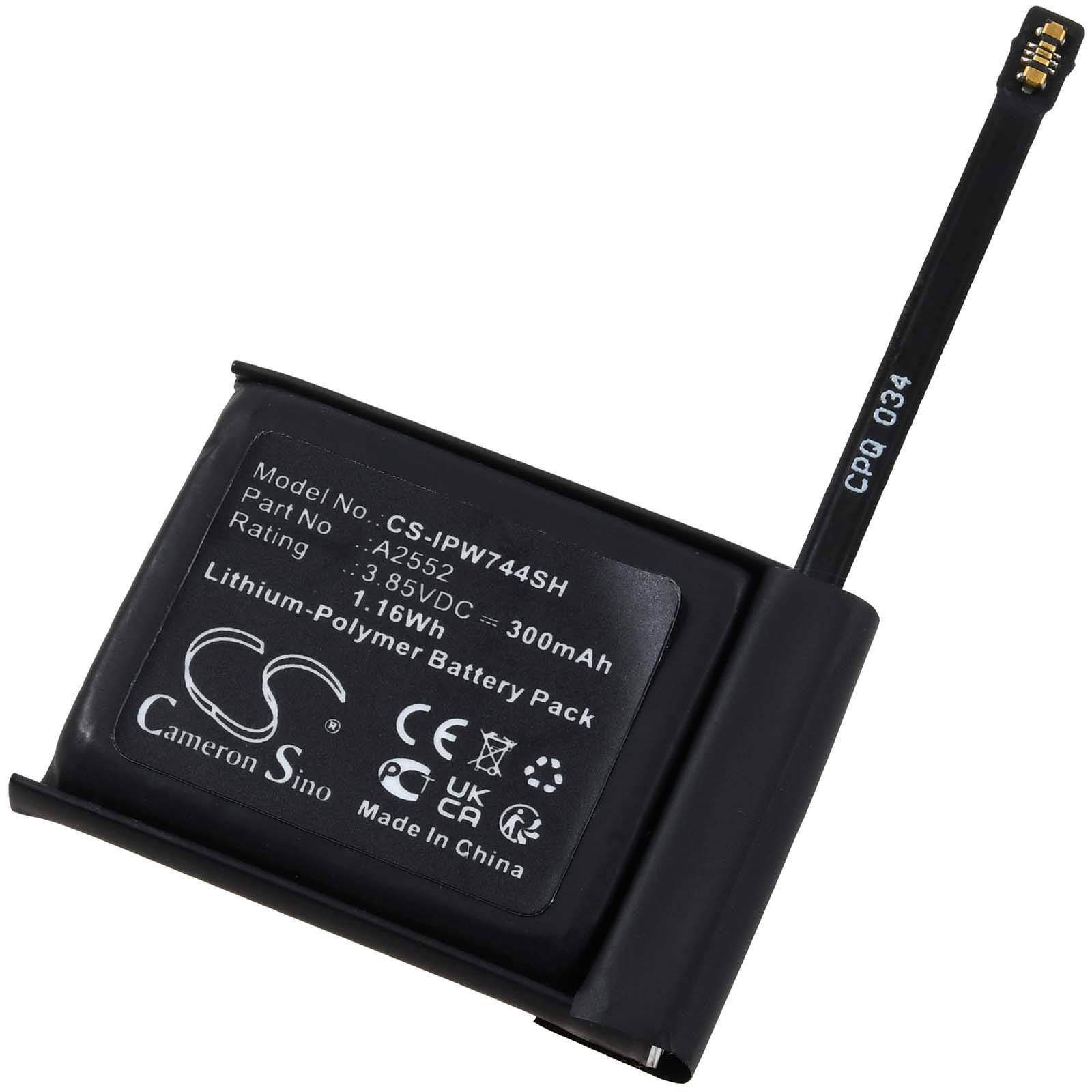 Powery Akku kompatibel mit Apple Watch S7 45mm, 3,85V, Li-Polymer