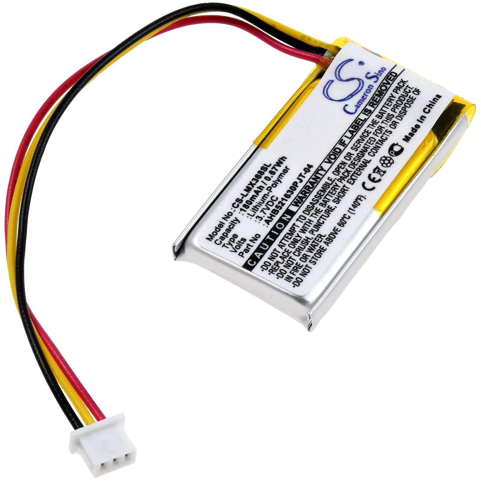 Powery Akku passend für PC-Maus Logitech MX Vertical M-R0074 Typ AHB521630PJT-04, 3,7V, Li-Polymer