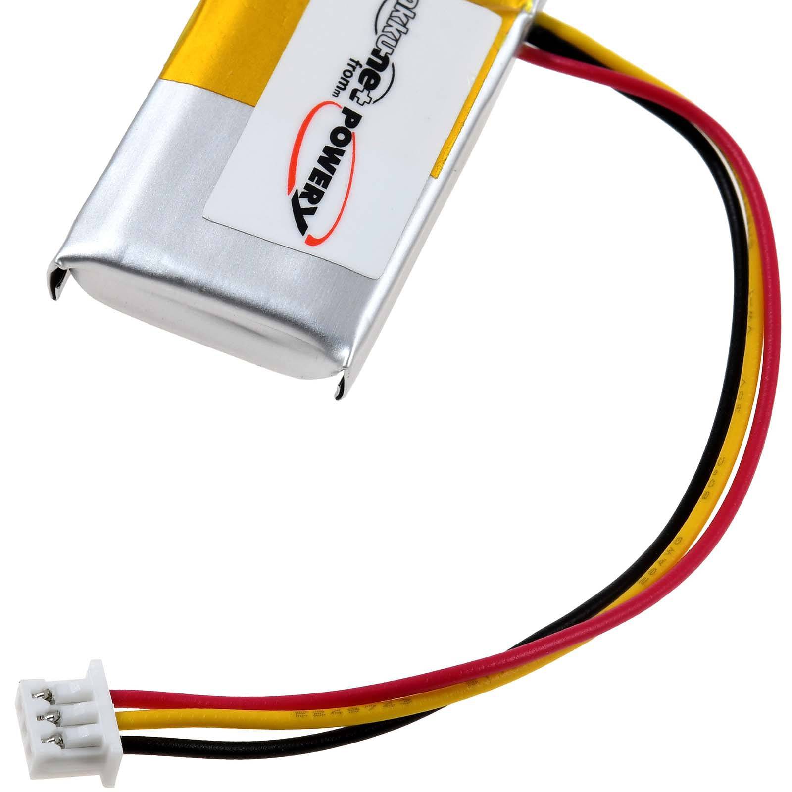 Powery Akku für Logitech 810-006368 PC-Maus, 3,7V, Li-Polymer