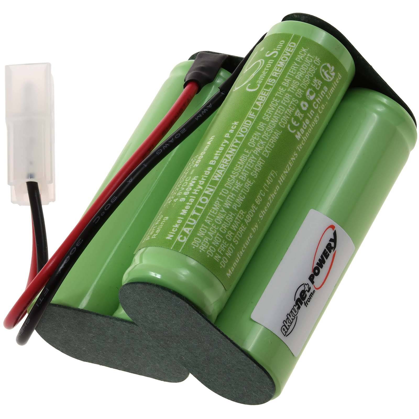 Powery Akku für Philips FC6126/01 Staubsauger, 4,8V, NiMH