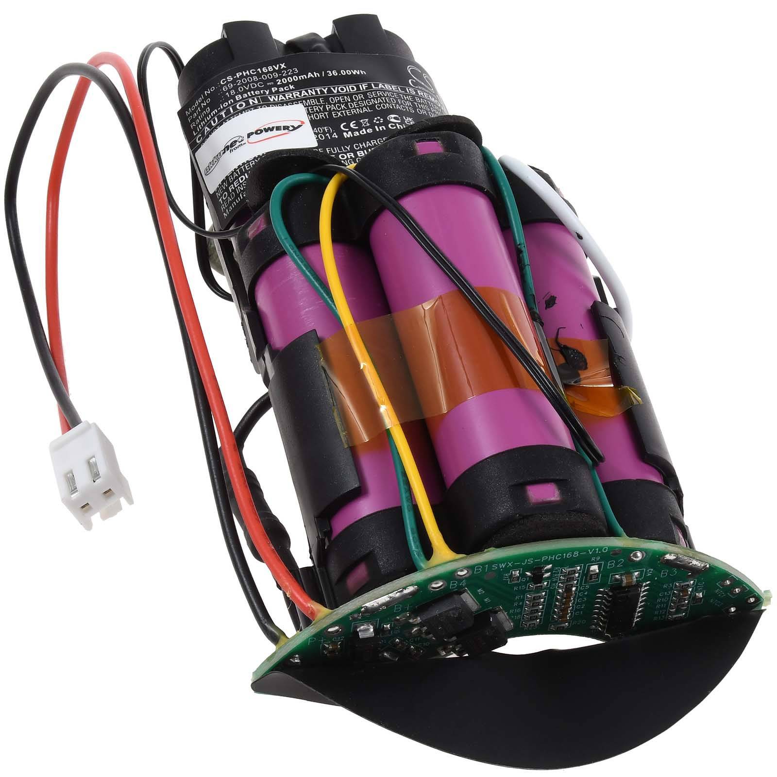 Powery Akku kompatibel mit Philips Typ 300003446941, 18V, Li-Ion