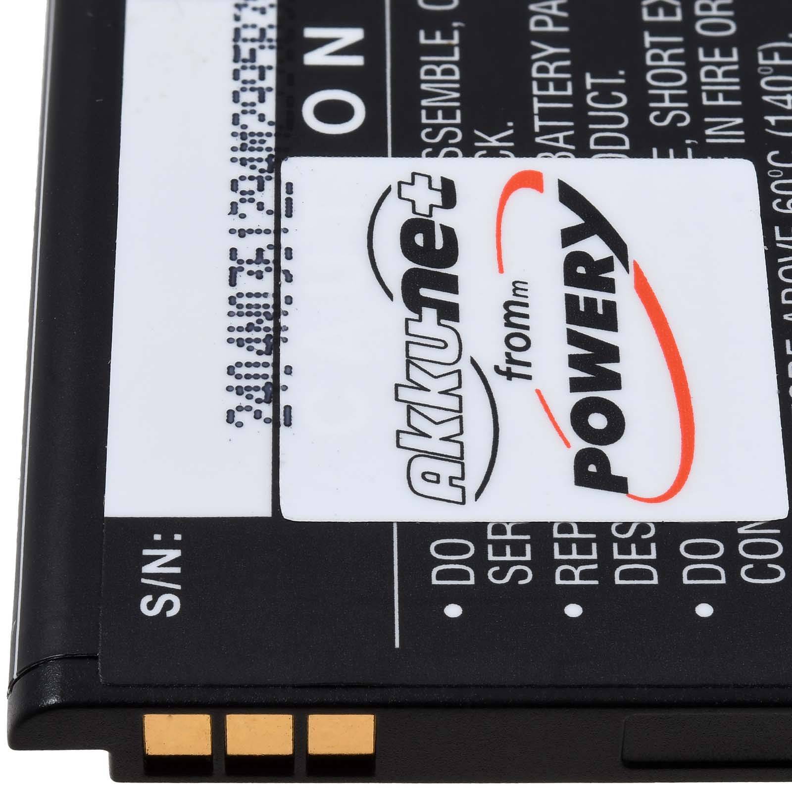 Powery Akku für Nokia 105 2023 Handy, 3,7V, Li-Ion