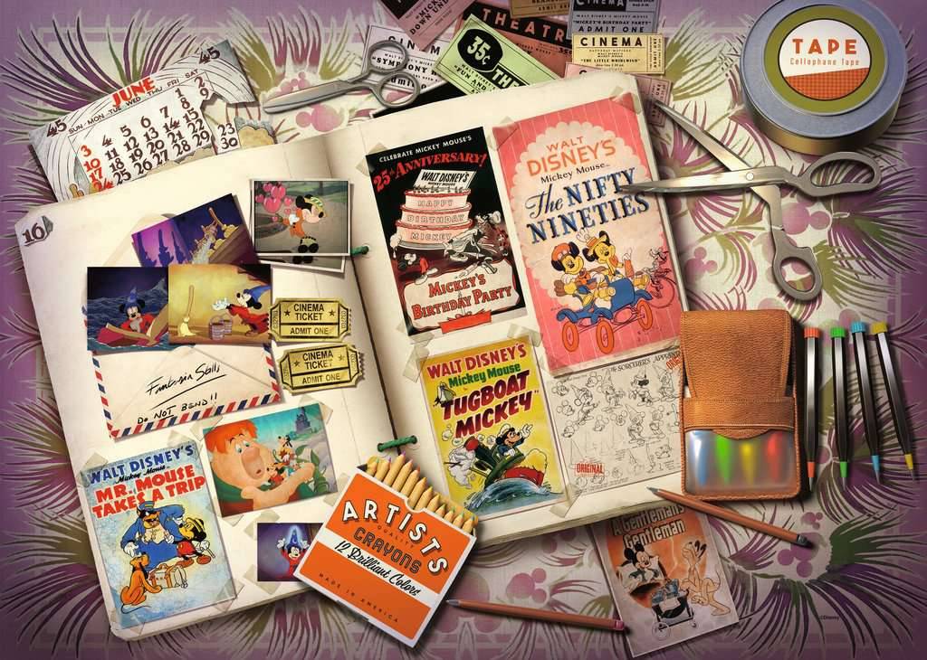 Ravensburger, 1940 Mickey Anniversary, 1000 Teile Puzzle