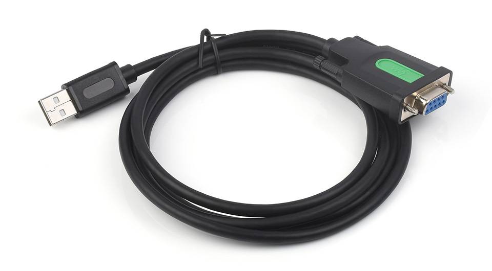 WaveShare Industrial USB to RS232 Serial Adapter Cable Female Port 1.5m