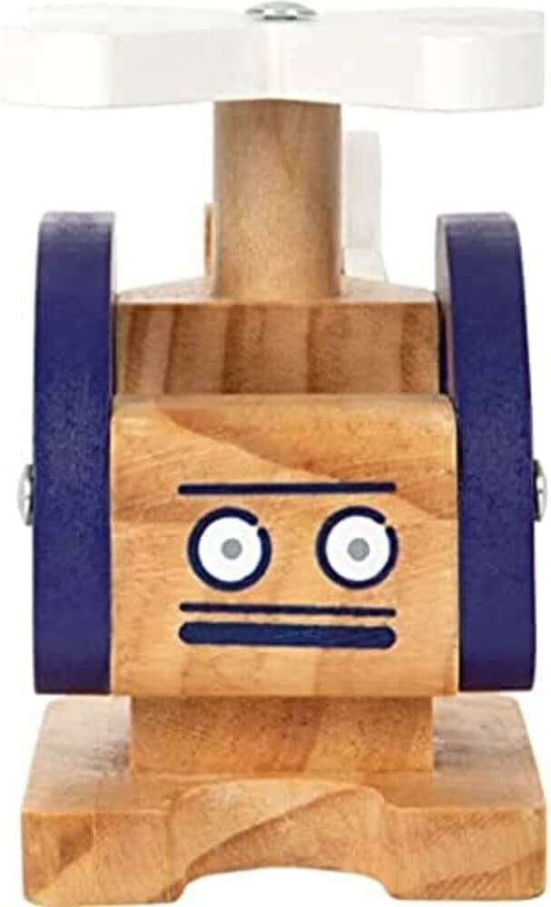 small foot Hubschrauber aus Holz, mit beweglichen Rotorblätter, Spielfahrzeug für Kinder, ab 18 Monaten, 12287