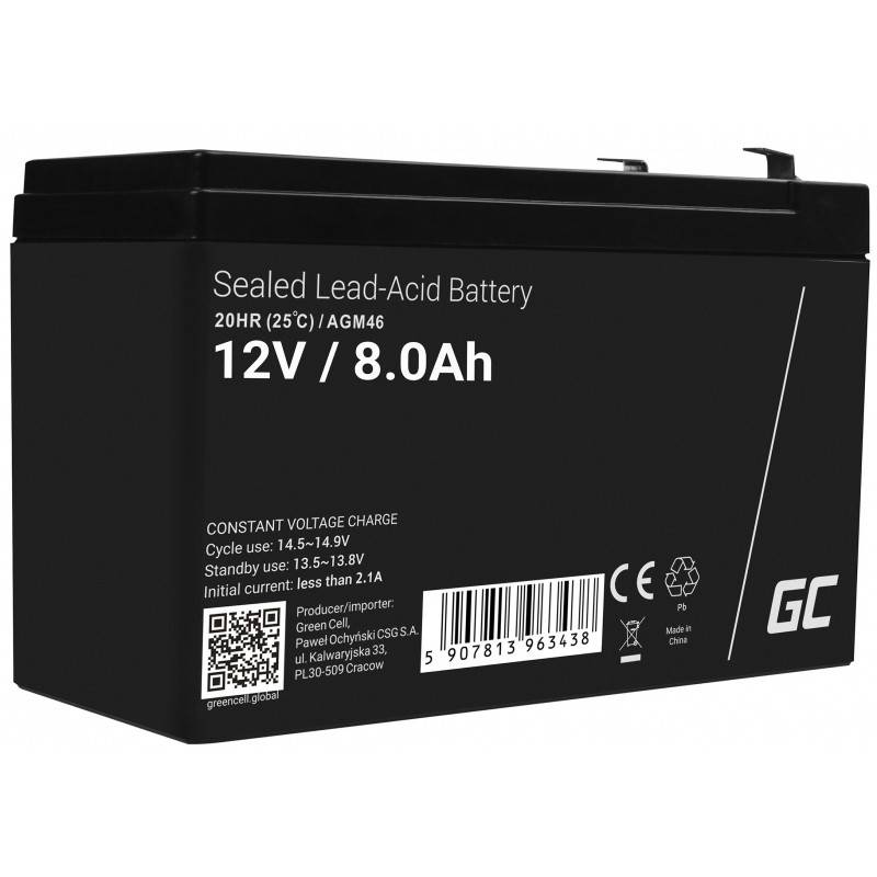 Green Cell AGM46 industrial rechargeable battery Strom / Energie / Licht Akkus & Batterien