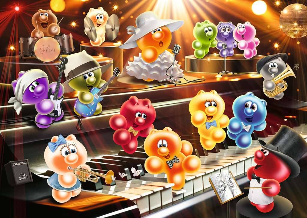 Gelini machen Musik 1000 Teile Puzzle
