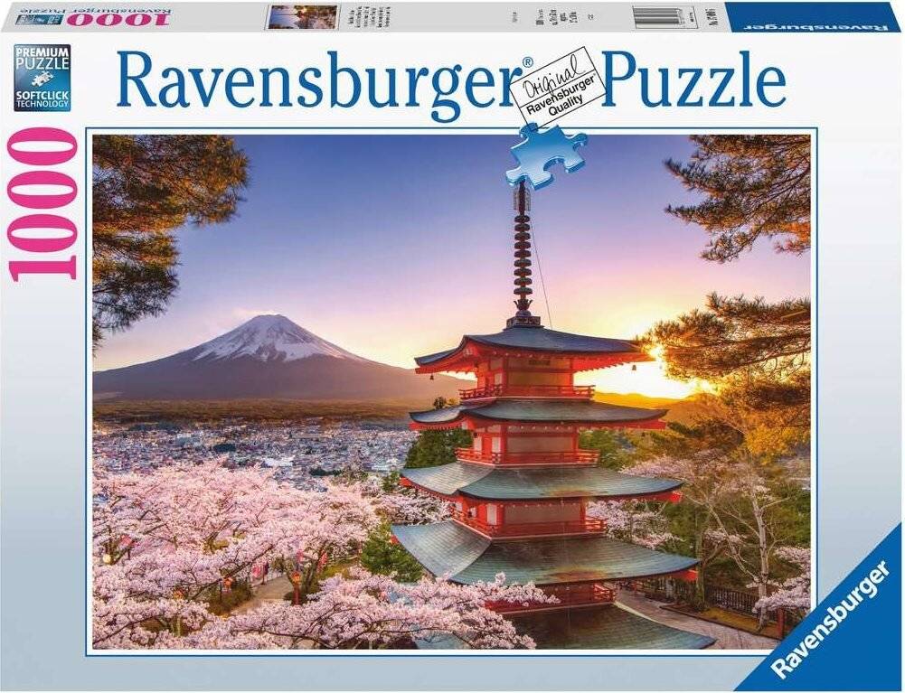 RAVENSBURGER Puzzle Rozkvetlé tř e&scaron ně v Japonsku 1000 dílků