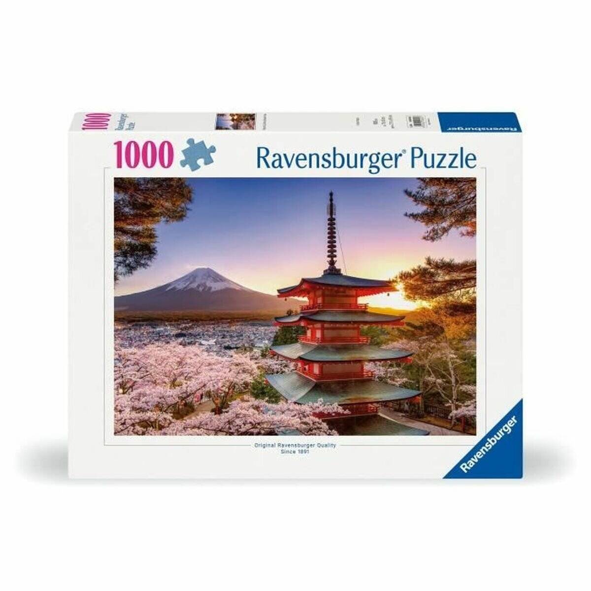 RAVENSBURGER Puzzle Rozkvetlé tř e&scaron ně v Japonsku 1000 dílků