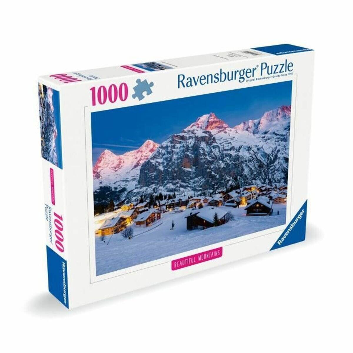 RAVENSBURGER Puzzle Dechberoucí hory: Bernská vysoč ina, Murren ve &Scaron výcarsku 1000 dílků
