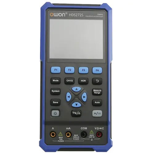 OWON LCD-Oszilloskop mit Multimeter und Funktionsgenerator, HDS272S, 2-Kanal, 70 MHz OWON LCD-Oszilloskop mit Multimeter und Funktionsgenerator, HDS272S, 2-Kanal, 70 MHz