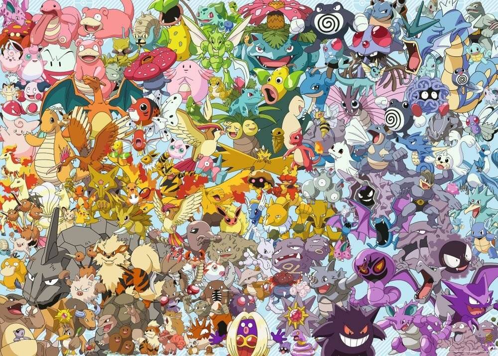 Ravensburger Ravensburger 12000460 Puzzle Challenge Poké mon 1000 Teile