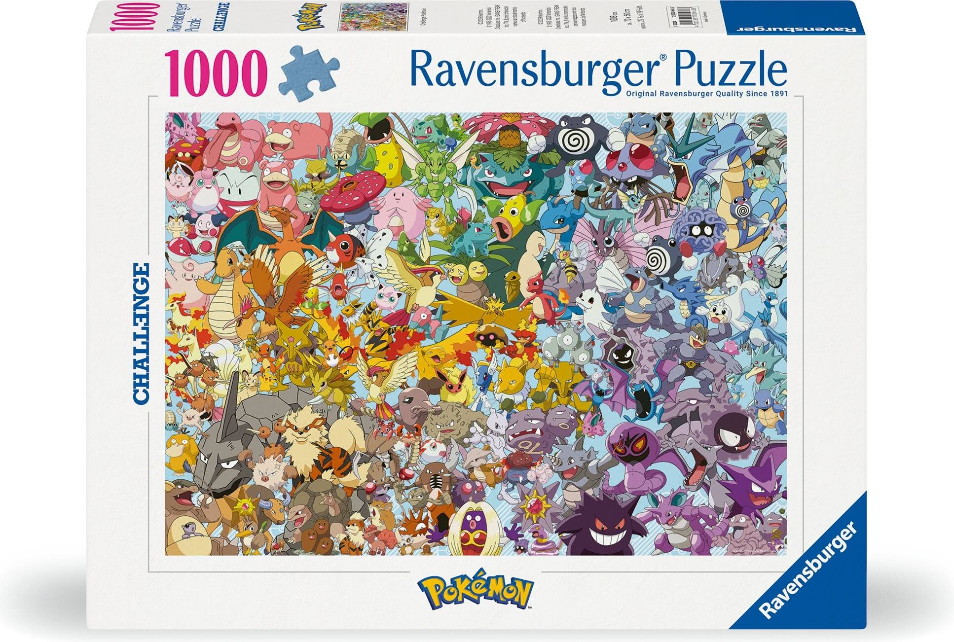 Ravensburger Ravensburger 12000460 Puzzle Challenge Poké mon 1000 Teile