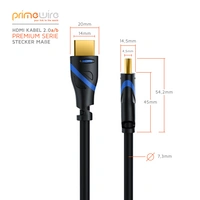 Primewire 8k HDMI-Kabel 2.1, Ultra HD Highspeed 4K 60Hz, Full HD, 3D, ARC, 18 GBit/s, HDMI Typ A - 7,5m Primewire 8k HDMI-Kabel 2.1, Ultra HD Highspeed 4K 60Hz, Full HD, 3D, ARC, 18 GBit/s, HDMI Typ A - 7,5m