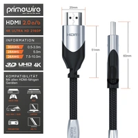 Primewire HDMI-Kabel 2.0b, Ultra HD 4k 60Hz, 18 Gbit/s, 3D, ARC, CEC, HDCP, HDR, HDMI Typ A - 10m Primewire HDMI-Kabel 2.0b, Ultra HD 4k 60Hz, 18 Gbit/s, 3D, ARC, CEC, HDCP, HDR, HDMI Typ A - 10m