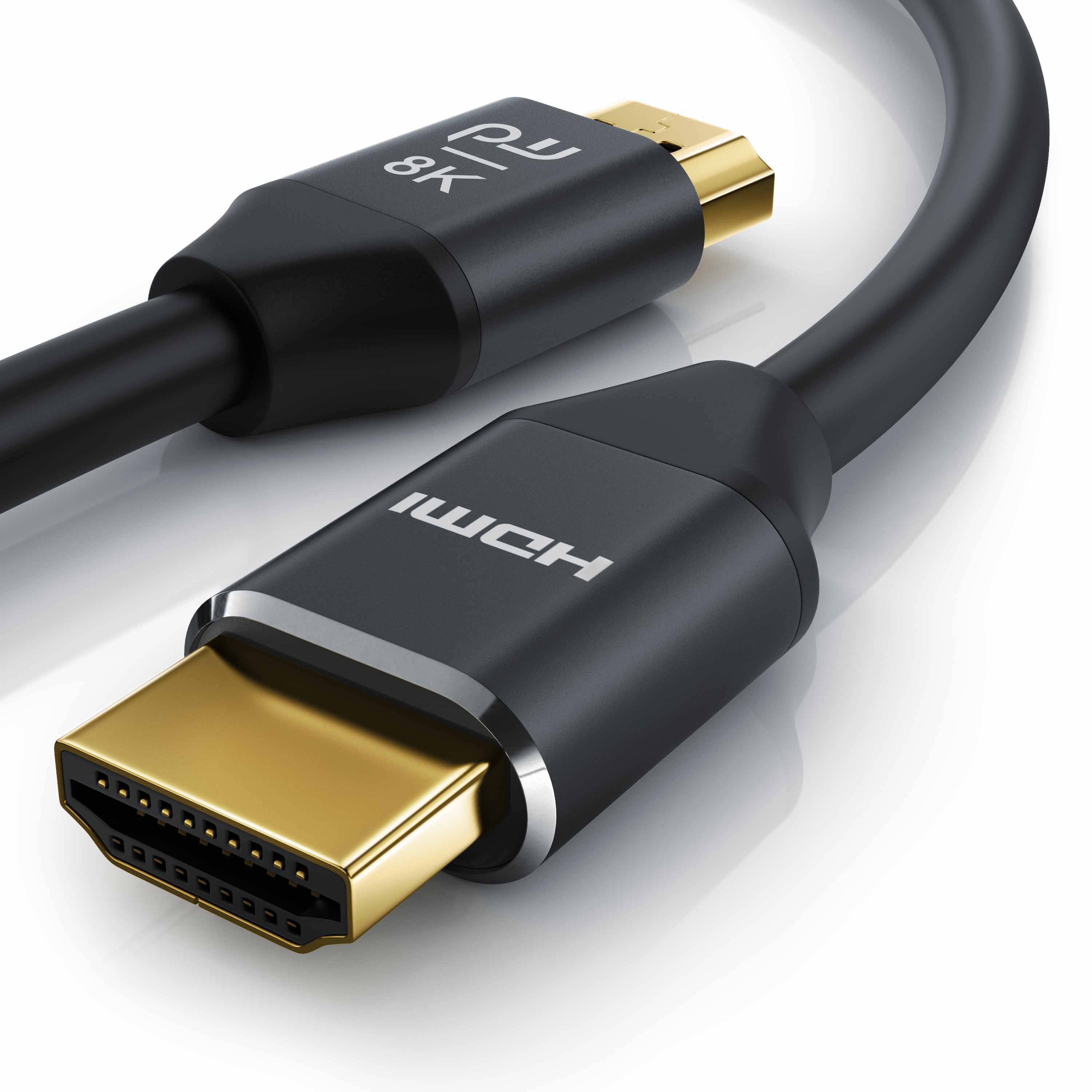 Primewire 8K Premium HDMI Ultra High Speed Kabel 2.1, 7680 x 4320 @ 120 Hz mit DSC - 3m