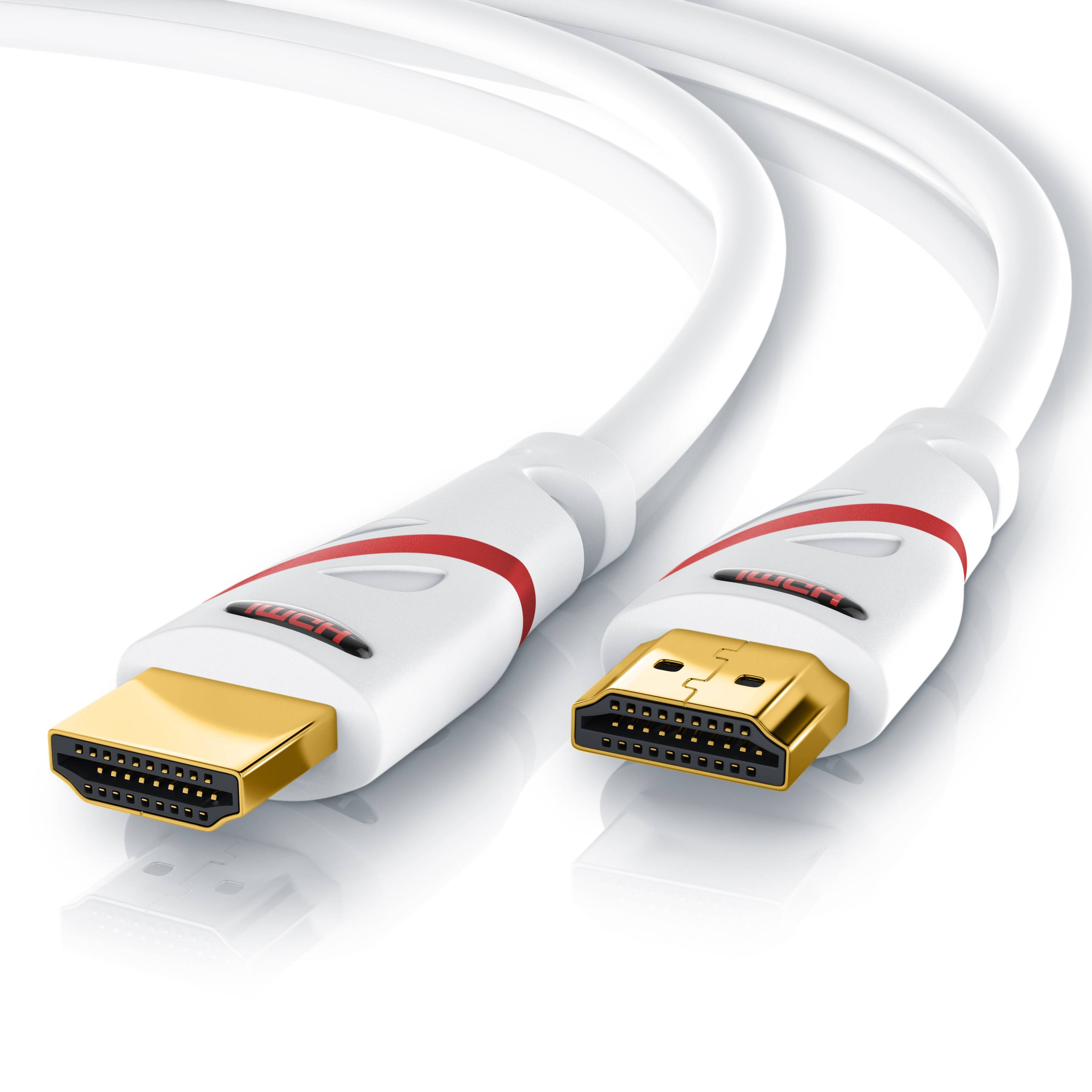 CSL 8k HDMI Kabel 2.1, 4K Ultra HD, UHD, Full HD, 3D, ARC, High Speed mit Ethernet, HDMI Typ A - 2m