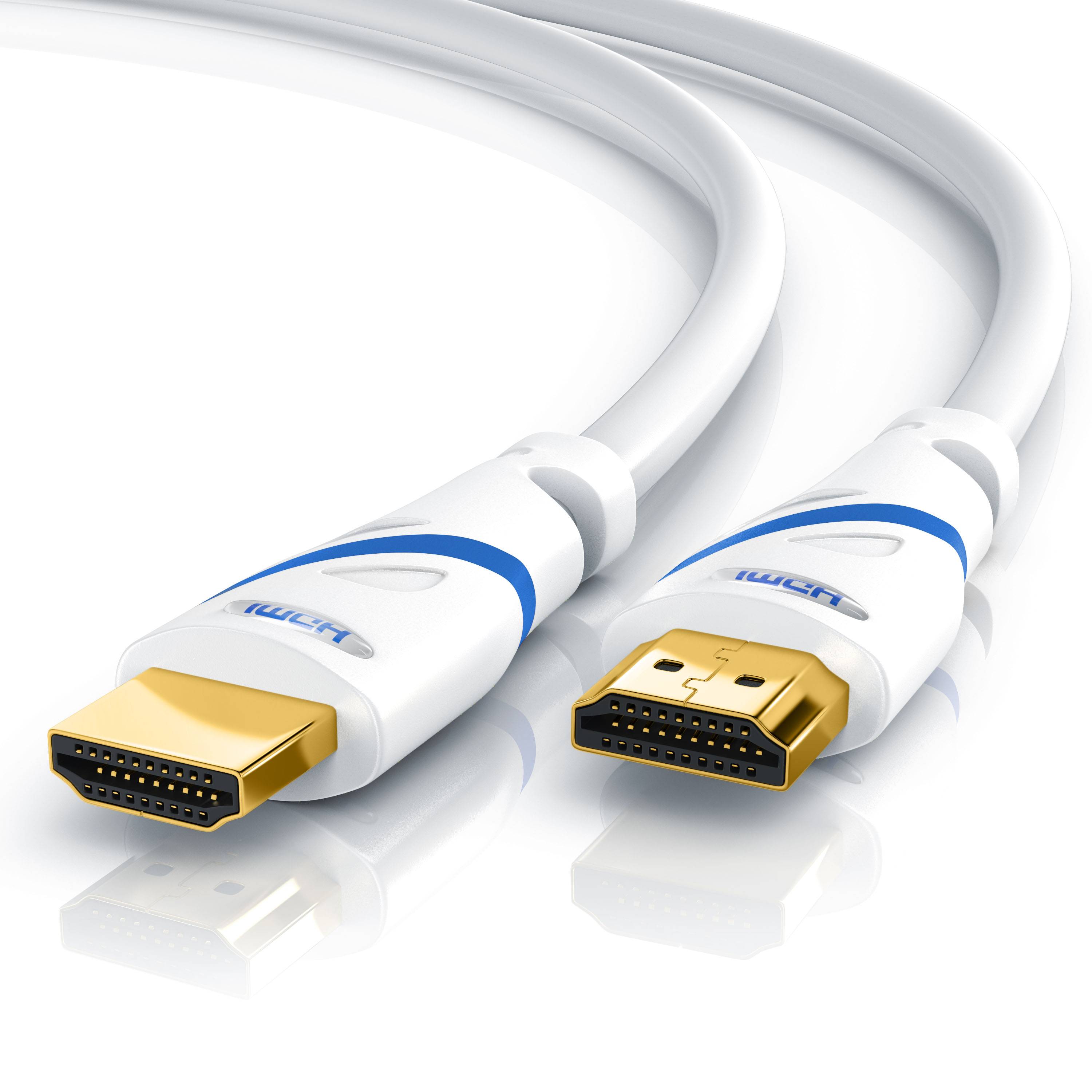 Primewire 8k HDMI-Kabel 2.1, Ultra HD Highspeed 4K 60Hz, Full HD, 3D, ARC, 18 GBit/s, HDMI Typ A - 1m