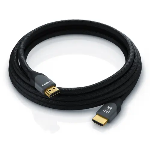 Primewire 8K Premium HDMI Kabel 2.1 mit Nylonummantelung, 7680 x 4320 @ 120 Hz mit DSC - 3m Primewire 8K Premium HDMI Kabel 2.1 mit Nylonummantelung, 7680 x 4320 @ 120 Hz mit DSC - 3m