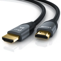 Primewire 8K Premium HDMI Kabel 2.1 mit Nylonummantelung, 7680 x 4320 @ 120 Hz mit DSC - 3m Primewire 8K Premium HDMI Kabel 2.1 mit Nylonummantelung, 7680 x 4320 @ 120 Hz mit DSC - 3m