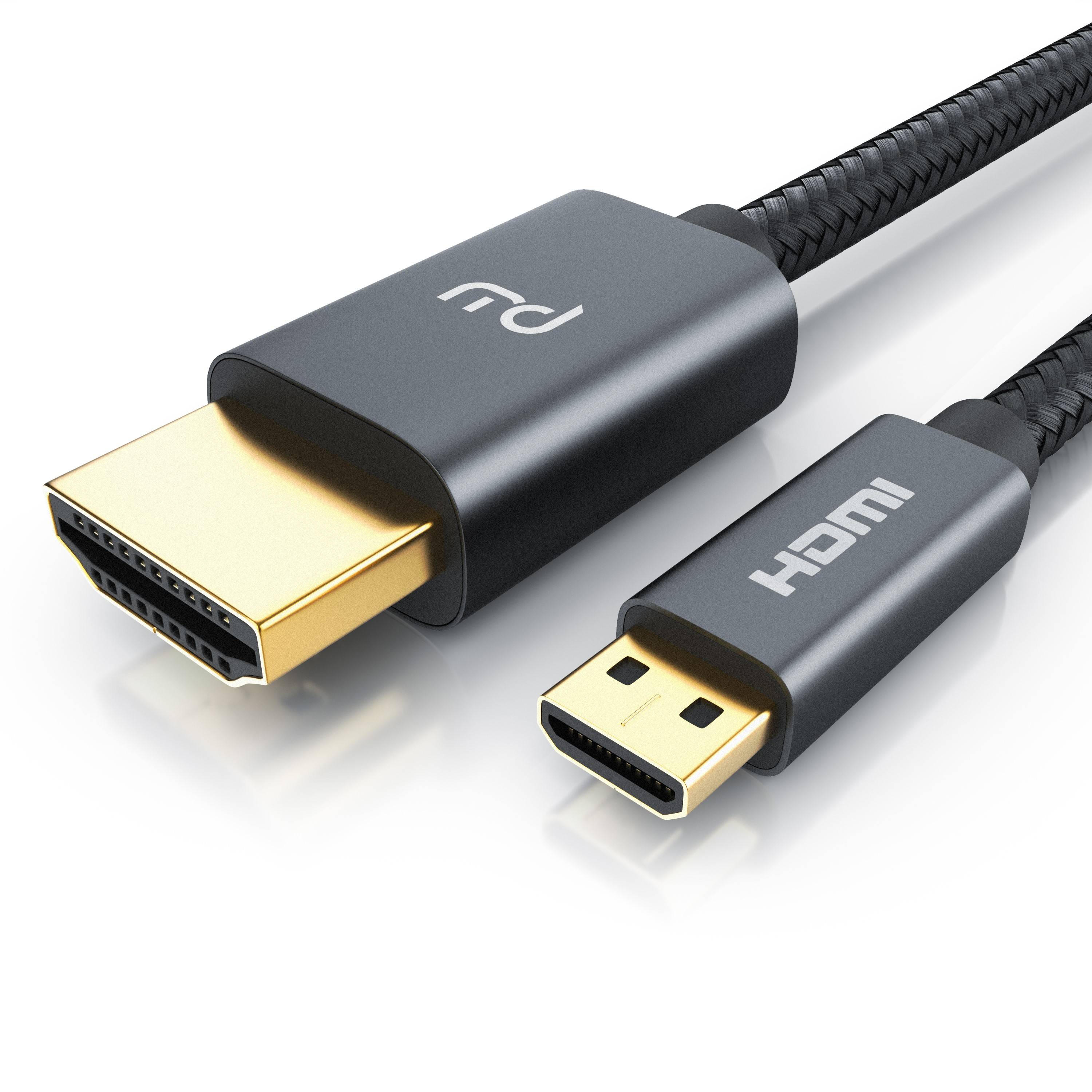 Primewire 8K HDMI 2.1 auf Micro HDMI Adapterkabel, 7680 x 4320 @ 120 Hz mit DSC - 1,5m