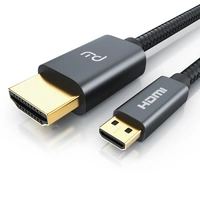 Primewire 8K HDMI 2.1 auf Micro HDMI Adapterkabel, 7680 x 4320 @ 120 Hz mit DSC - 3m Primewire 8K HDMI 2.1 auf Micro HDMI Adapterkabel, 7680 x 4320 @ 120 Hz mit DSC - 3m