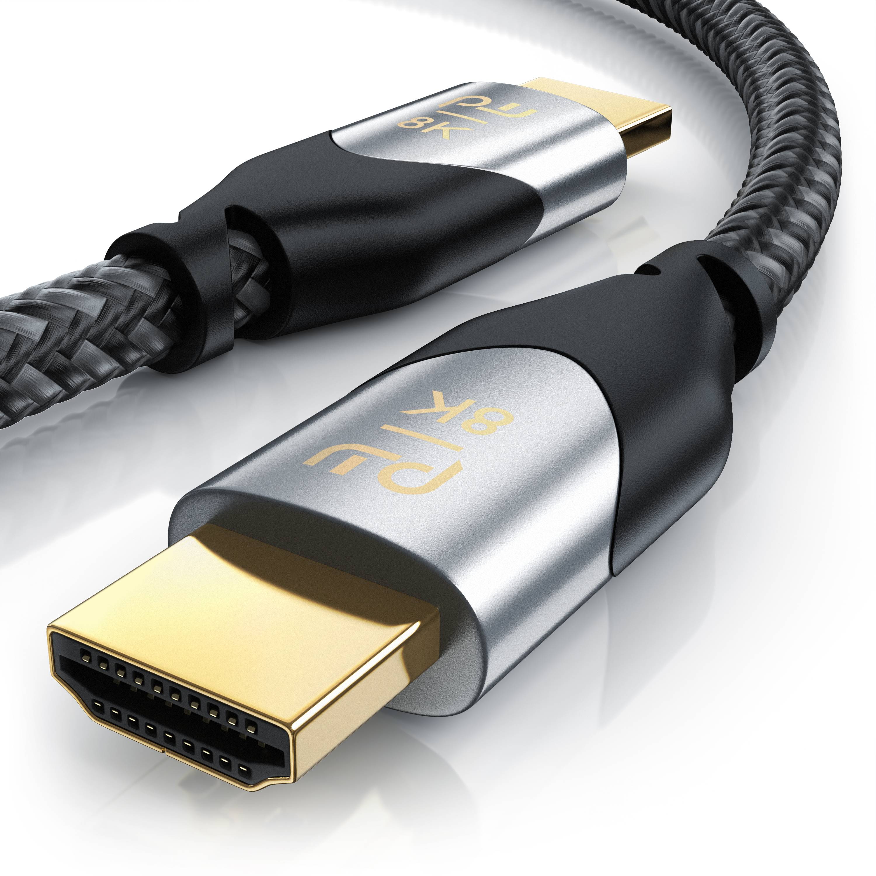 Primewire 8k HDMI Kabel 2.1, Ultra High Speed II mit Ethernet, 8K UHD II, 3D TV, HDR10+ - 4320p 120 Hz mit DSC - 3 m